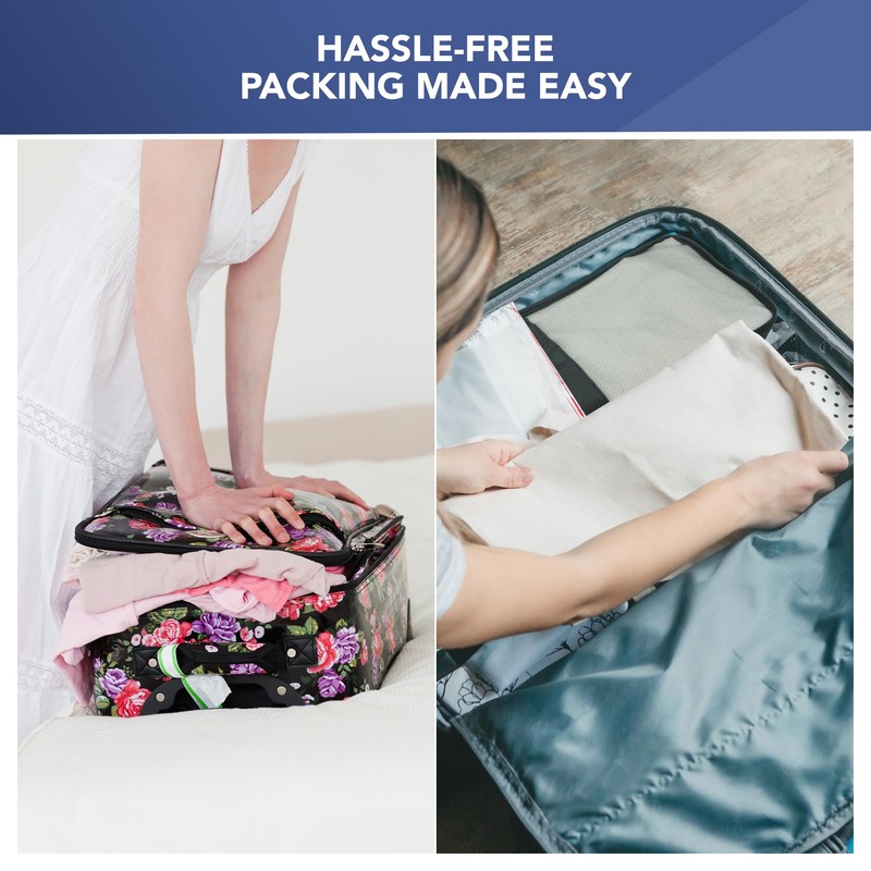 LUGG Lightweight Packing Cubes Set – Durable Polyester Travel Organizers,