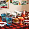 50 PCS Driver License Birthday Plastic Cups,12 OZ Clear Disposable