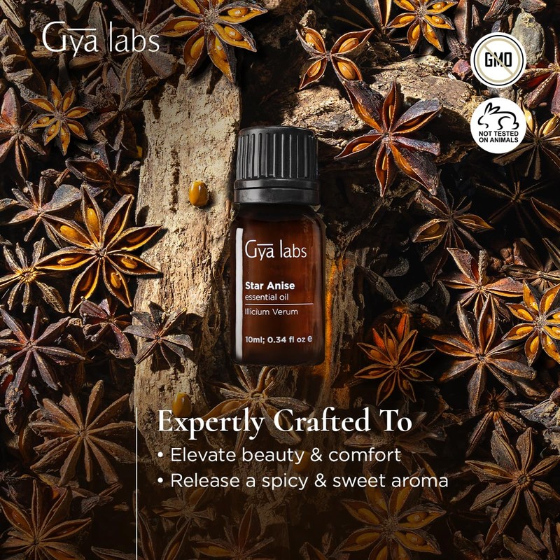 Gya Labs Star Anise Essential Oil (0.34 fl oz) -