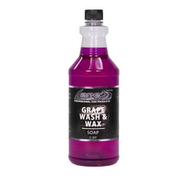 Lanes Car Wash and Wax - Car Wash and Wax in One, Grape Scented Car Wash, Safe for All Surfaces, Concentrated Soap Wax Formula (32 Oz)