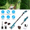 Pole Mini Hedge Trimmer & Grass Shear Electric Cordless with