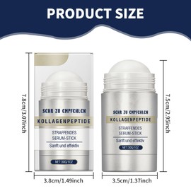 Leogony Collagen Stick for Face, Skin Firming Serum Stick for Improving Skin Elasticity