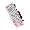 Mechanical Keyboard 87 Keys Blue Switch Ergonomic Multicolor Backlight Design