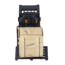 LUCKDANO Alloy Forklift Construction Toy with Liftable Design for Kids 3 Years Old and Up, Pull Back Function, Engineering Vehicle Model for Playtime Fun