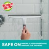 Scotch-Brite, All-Purpose 10 Inch Dual Blade Streak-Free Squeegee, Safe on