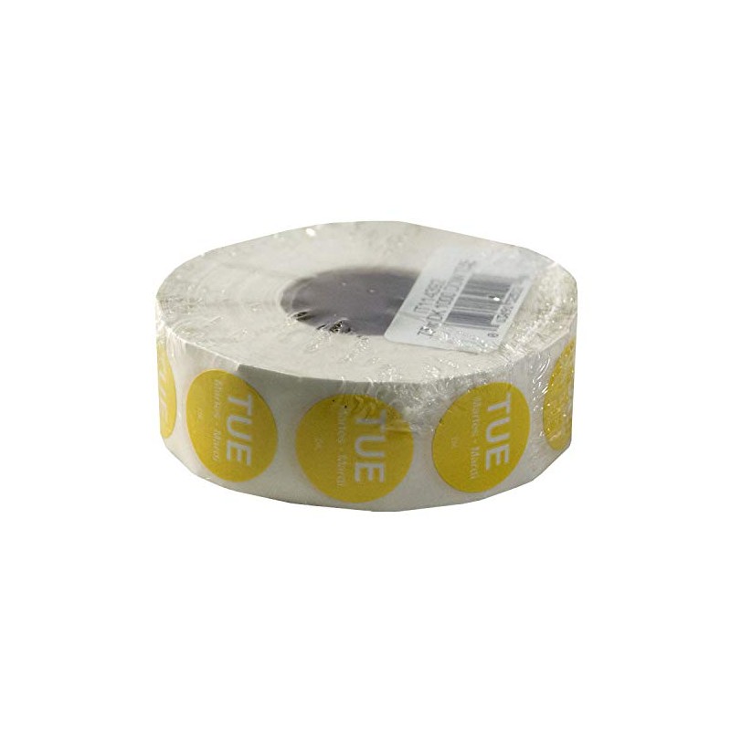 DayMark Safety Systems-IT1143922 Day of the Week 3/4" Circle Permanent