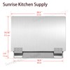 Commercial Stainless Steel Fryer Splash Guard - Universal (1)
