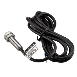 Heschen M8 Inductive Proximity Sensor Switch PR08-1.5DC Cylindrical Type Detector 1.5mm DC12-24V 2-Wire NC(Normally Closed) CE