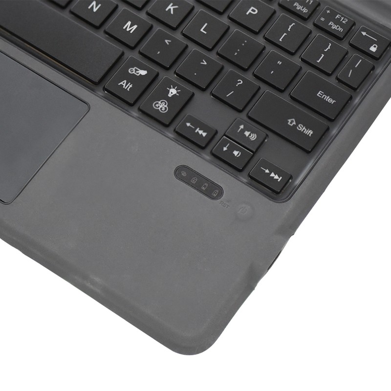 Tablet Keyboard Ergonomic Portable Bluetooth Tablet Leather Case Keyboard for