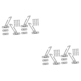 UKCOCO 2sets Window Security Lock Opening Angle Safety Restrictor for Sliding Windows 4pcs*2