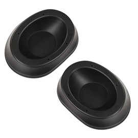 Universal Angled Speaker Enclosures Boxes Pods Surface Mount Rear Deck Door Car Truck ATV Marine for Install of 6" x 9" Speakers