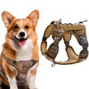 PUREVACY Tactical Dog Harness Medium. 900 D Nylon Desert Camo