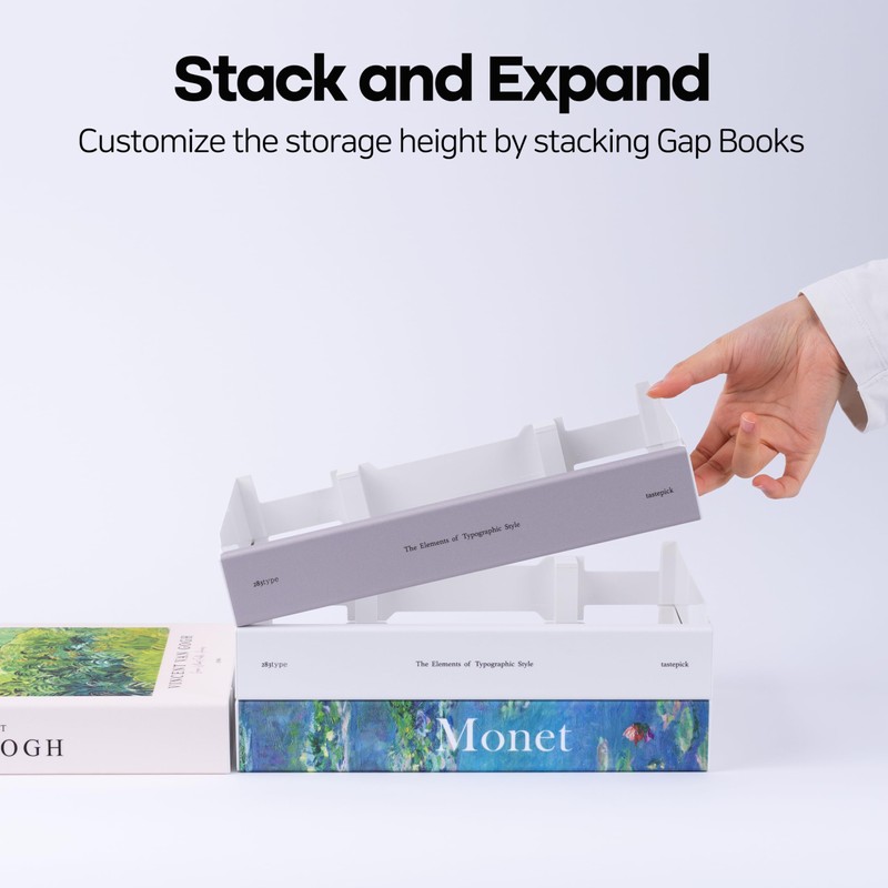 Book Shape Decorative Cable Management Box - Expandable Cable Organizer