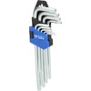 BRILLIANT TOOLS Allen Key Set, TX Profile, Short, Chrome Vanadium