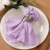 MLMC 60 Pack Cheese Cloth Napkins Lilac Wedding Napkins 21"x21"