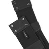 BlackButterfly 7 Inch Wide Grid Corset Elastic Waist Belt, black