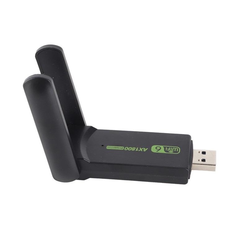 WiFi 6 Adapter USB3.0 2.4GHZ to 5.0GHZ AX1800Mbps MU MIMO