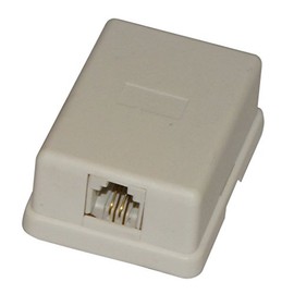 Aerzetix - Telephone Socket RJ11 6P4C Plastic
