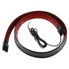 X AUTOHAUX Universal Car Spoiler with Red LED Brake Light
