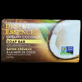 Desert Essence Soap Bar Creamy Coconut 142g