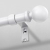 Curtain Rods for Windows 48 to 84 Inch, White 1