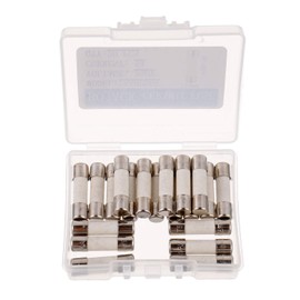 BOJACK T5AH250V 5x20mm 5A 250V Slow-Blow Ceramic Fuses 5 amp 250 Volt 0.2x0.78 Inch Ceramic Tube Time-delay Fuses (Pack of 20)