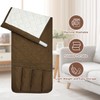 MEHIDFY Sofa Armrest Caddy, Waterproof Bedside Storage Organizer, Non Slip