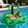 Inflatable Pool Drink Holder for Summer Parties – Rainbow Ice