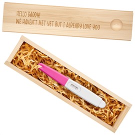 Pregnancy Announcement for Husband, Pregnancy Test Keepsake Box, Baby Announcement Reveal Gifts Ideas for Husband Grandparents Dad Aunt and Uncle