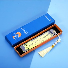 2023 Inspirational Bookmark Gifts for Women Retirement Wedding Christmas Anniversary Birthday Gifts for Men Her Him Boy Girl Kid Book Lover Boss Coworker Colleagues Leaving Promotion New Dad Mom Gift