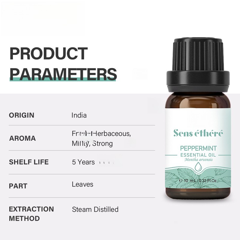 Sens éthéré 10ML & 30ML Peppermint Essential Oil Natural Plant