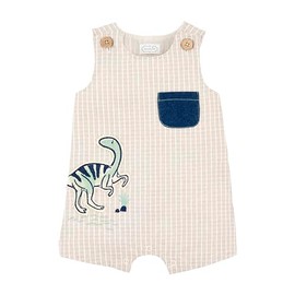 Mud Pie Baby Boy Dino Applique Jon Jon; 6-9 Months