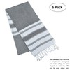 GLAMBURG Peshtemal Turkish Beach Towel Cotton Oversized 36x71 Set of