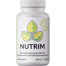 NUTRIM Superfood Complex – 60 Vegan Capsules with Knotweed, Ginger, Green Tea, Green Coffee & Cardamom – Natural Support for Your Diet – Dietary Supplement