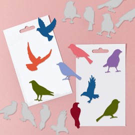GLOBLELAND Birds Cutting Dies Metal Crows Pigeons Animals Cutting Cuts Embossing Stencils Template for Card Making Decoration for DIY Scrapbooking Album Craft