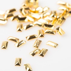 [Pearl Stone Mail Order MK] Parts for Nail Jewelry Studs golden