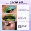 10 Pcs Liquid Glitter Eyeshadow Metallic Shimmer Glitter Eyeshadow Sweatproof