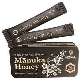 NZMA Manuka Honey UMF15+ Stick Sachets 12 x 10g