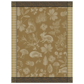 Le Jacquard Français Dans Les Bois Tableau Bollet 28120 Tea Towel 80 x 60 cm Cotton