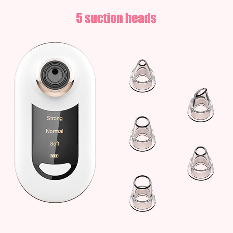 Electric Blackhead Removal Machine 3 Strength Deep Cleansing Skin Pores