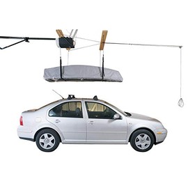 HARKEN Cargo Box Hoist | Overhead Garage Storage, Lifts Load Evenly, Safe Anti-Drop System, 3:1 Mechanical Advantage, Smart Garage Organization