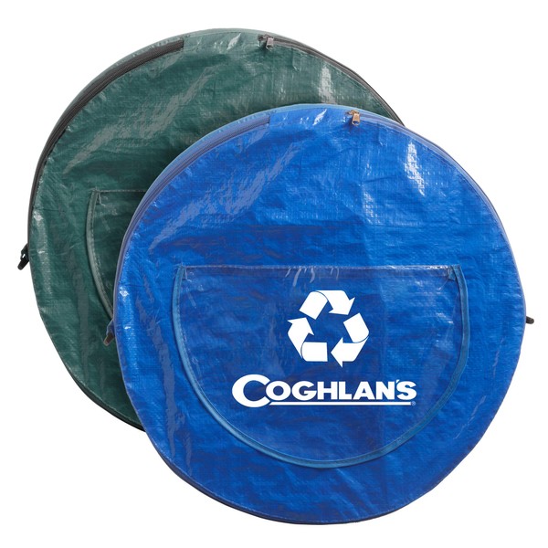 Coghlan's Coghlan's Pop-Up Campsite Trash and Recycling Bin, 2-Pack Combo,