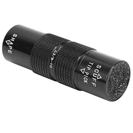 Vipxyc Billiard Pool Cue Tip Accessory, 70 x 23mm / 2.8 x 0.9in Multifunction Tool Accessories Used as a 3/8‑8 or 3/8‑10 Joint Protector(3/8-10 Teeth)