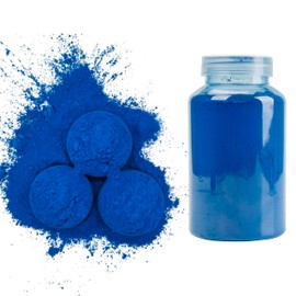 ZTTM 16oz Blue Iron Oxide Mineral Pigment Powder Colorant for Concrete, Cement, Lime
