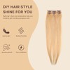 Bella Hair Clip-in Human Hair Extensions Real Human Hair -