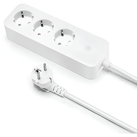 Offgridtec Smarte 3-Fach Steckdosenleiste mit Smart Life- oder Tuya-App 1,8m Kabel (3, 3 Stück)