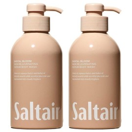 Saltair 솔트에어 바디 워시, 크루얼티 병 블룸 오일과 프리. 샤워 2개 17온스 산탈 펌프 쿠푸아쿠 , 럭셔리 프리 파라벤 버터가 보습 함유된 클렌저. 여성용 2팩. 모노이 젤. [Pink Beach] Saltair Body Wash, Cruelty-Free Bloom Oil & Free. Shower 2 Pack 17oz Sandalwood Pump Cupuaçu, Luxury Paraben-Free Butter Moisturizing Cle