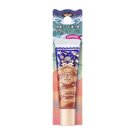 Majolica Majorca Double Bubble Rouge Colored Lip Serum, YE Caramel Shells, Main Unit, 0.2 oz (7 g)