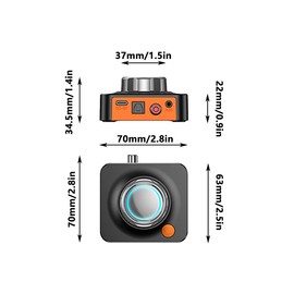 Baceyong Bluetooth 5.1 Receiver, 3D Stereo TF Card RCA 3.5mm / 0.14" AUX Female Wireless Adapter for Speaker Amplifier Digital Audio Car Kit