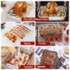 P&P CHEF Roasting Pan Set (8 PCS), 14 Inch Stainless